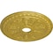 Ekena Millwork Bristol Ceiling Medallion (Fits Canopies up to 3 7/8"), 23 1/2"OD x 3 7/8"ID x 1"P, Rich Gold CM23BIRGS - alternate 4